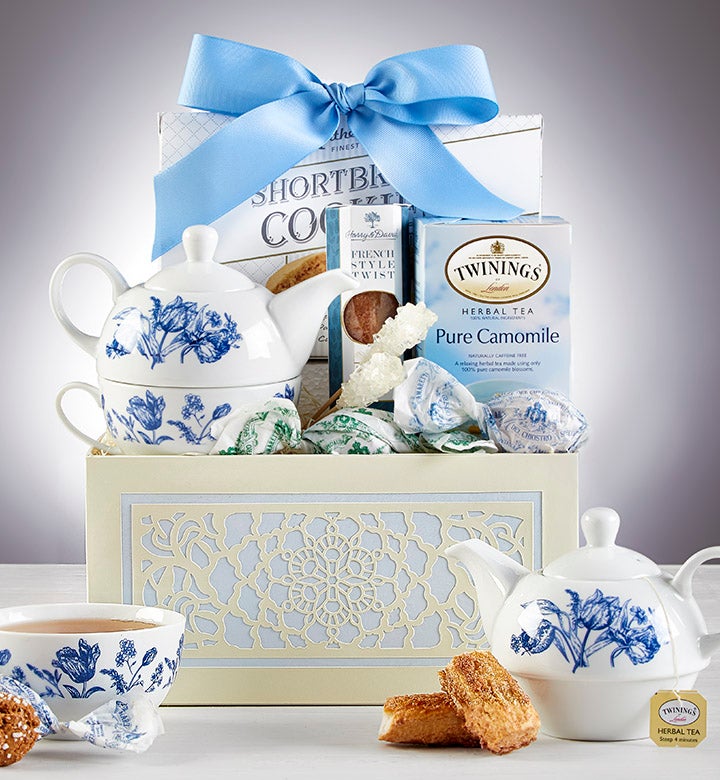 *Teatime For One with Teapot Gift Basket